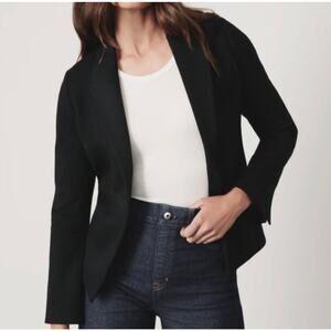 SPANX ponte blazer classic black women's size medium brand new